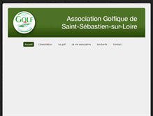 Tablet Screenshot of golf-saint-sebastien-sur-loire.fr